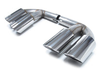 Silver Black Exhaust Muffler Tips For Porsche Cayenne Base 2019-2024