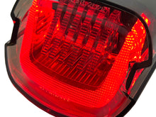 Smoked LED Tail Light Sequential Turn Signal for Harley Davidson Sportster Dyna Road King