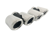 Pair For 2020+ Land Rover Defender 90/110 3.0L 2.0L Exhaust Muffler Tips Shiny Silver