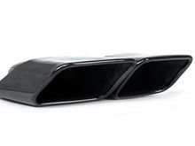 L+R Black Square Exhaust Tips for Audi Q7 3.0L Gasoline 2016–2019 | 58mm Inlet