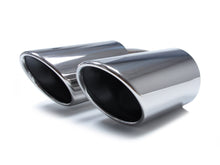 Silver Black Exhaust Muffler Tips For Porsche Cayenne Base 2019-2024
