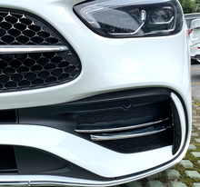 For 2022-2023 Mercedes C W206 S206 AMG Package Chrome Front Fog Light Lamp Cover Trim