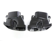 Black Rear Diffuser w/ LED + Black Exhaust Tips For 15-21 Mercedes W205 Sedan C300 C450 C43 AMG