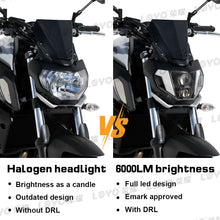 LED Headlight Assembly For Yamaha FZ09 MT09 2014 2015 2016/MT07 2019 Plug & Play