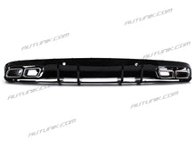 Black Diffuser Chrome Exhaust Tips for Mercedes W205 C205 C300 C43 Coupe 2015-2021 di132