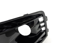 Gloss Black Fog Light Cover Grille Covers for Audi A4 S4 B9 2020-2023 2024