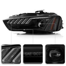 Left+Right For 2013-2016 Audi A4 S4 HID Non-AFS SwitchBack Sequential LED Projector Headlights