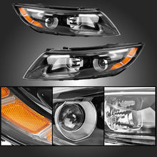 Halogen Headlight Projector w/Bulbs For Kia Optima TF 2014-2015