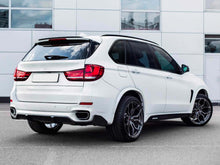 Black Front Lip & Rear Diffuser Spoiler For BMW X5 F15 M-Sport 2015-2018
