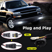 2pcs LED Fog Lights with DRL For 1999-2002 Chevy Silverado, 2000-2006 Suburban & Tahoe (Excludes Z71)