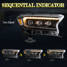Full LED Projector Headlights for Ford Ranger 2015-2021 Sequentia US Model