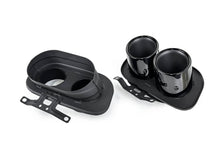 Gloss Black Dual Exhaust Tips For Porsche 911 992 Carrera S 4S 2020-2025