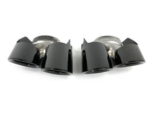 GTS Style Exhaust Tips Pipes Black for 2014-2016 Porsche 970.2 Panamera 4