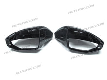 Replacement Gloss Black Mirror Covers for 2019+ Audi A6 S6 A7 S7 RS6 RS7 C8 With Lane Assist