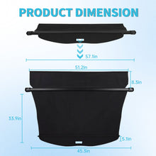 Retractable Rear Cargo Cover For Toyota Highlander 2020–2025 Trunk Luggage Shade