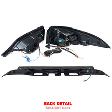 LED Tail Lights & Center Lamp for Toyota Corolla 2020-2024 E210 Black Rear Lamps
