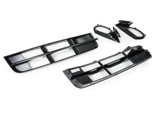 4pcs Set For 2010-2015 Audi Q7 Standard Front Bumper Fog Light Grille