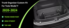 For 2020-2024 Tesla Model Y Trunk Organizer Rear Hatch Heavy Duty Cargo Storage Box
