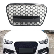 RS6 Style Front Bumper Honeycomb Mesh Grille Grill For Audi A6 S6 C7 2012-2015