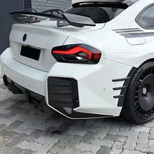 Gloss Black Rear Bumper Side Vent Canards for BMW M2 G87 2023 2024