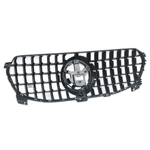 All Black Front GT Grille For Mercedes Benz X167 GLS450 GLS580 2020-2023