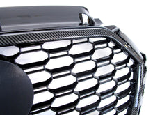 Carbon Fiber Look Front Grill for AUDI A3 8V S3 2017-2020 w/ ACC fg218