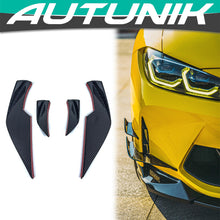Dry Carbon Fiber Front Bumper Canards for BMW G80 M3 G82 G83 M4 2021-2024