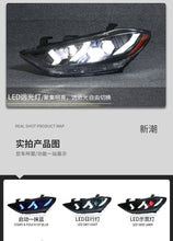 LED Black Headlight Assembliy Front Lamp DRL for Hyundai Elantra 2017-2018