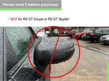 Carbon Fiber Side Mirror Cover Caps for AUDI TT MK2 8J TTS TTRS 8R 2006-2014 Replacement Kit od21