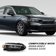 LED Right Passenger Headlight RH Assembly for Honda Civic 2022-2024