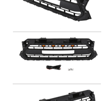 Front Bumper Upper Grille Mesh Grill w/Light Black for Toyota Tacoma 2012-2015