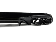 Gloss Black Rear Diffuser w/ Exhaust Tips For Mercedes E-Class C238 E300 E450 Coupe AMG Bumper
