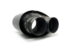 RS Style Gloss Black Twin Exhaust Tips For Audi S3 S4 S5 S6 Muffler Upgrade