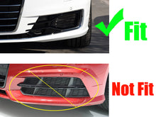 Left+Right Fog Light Grille For Audi A6 C7 Non-S-Line 2016-2018