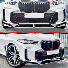 Gloss Black Front Bumper Lip Splitter for BMW X5 G05 M Sport 2024+