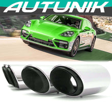 Chrome Sporty Exhaust Tips For Porsche 971 Panamera 2017-2023 et161