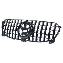 All Black Front GT Grille For Mercedes Benz X167 GLS450 GLS580 2020-2023