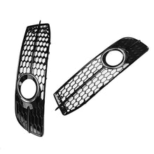 Front Bumper Fog Light Lamp Grill Cover HONEYCOMB For Audi A6 C6 S-Line 2008-2011