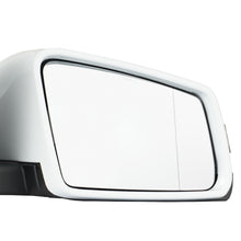 White Right Passenger Side Heated Mirror Power Fold for Mercedes W204 2011-2014 W/O Bland Spot