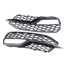 Chrome Front Fog Light Grill Cover For AUDI A3 8V S-Line S3 2013-2016