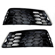 Honeycomb Front Bumper Fog Light Grille Cover for Audi A4 B9 NON-SLINE 2017 2018 2019