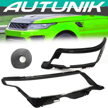 Pair L&R Clear For Range Rover Sport L494 2018-2022 Headlight Lens Cover
