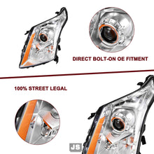 Halogen Left Driver Side Projector Headlight LH for Cadillac SRX 2010-2016