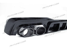 S7 Style Rear Diffuser w/ Black Exhaust Tips for Audi A7 C8 S-line S7 2019-2025 di85