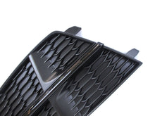 Black Fog Light Cover Grill for AUDI A6 C7.5 S-line S6 2016-2018
