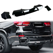 Gloss Black Rear Bumper Diffuser Lip Kit for BMW F15 X5 M-Tech 2014-2018