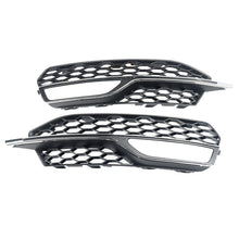 Chrome Front Fog Light Grill Cover For AUDI A3 8V S-Line S3 2013-2016