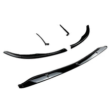 Gloss Black Front Lip Splitter Molding Trim For Mercedes W205 C63 AMG 2015-2021