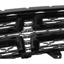 4PC Front Bumper Center Grille + Fog Light Bracket For 2015-2023 Dodge Charger SE SXT R/T