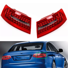 4pcs LED Tail Lights Rear Lamp For Audi A6 C6 Sedan 2009 2010 2011
